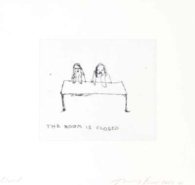 Tracey Emin: The Room Is Closed - Signed Print