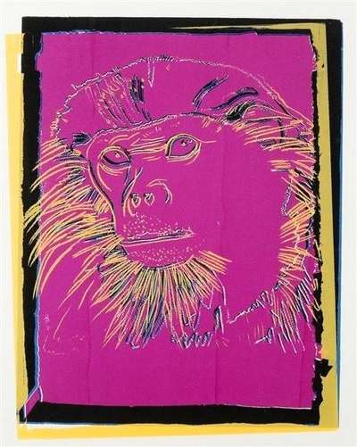 Andy Warhol: Douc Langur - Signed Print