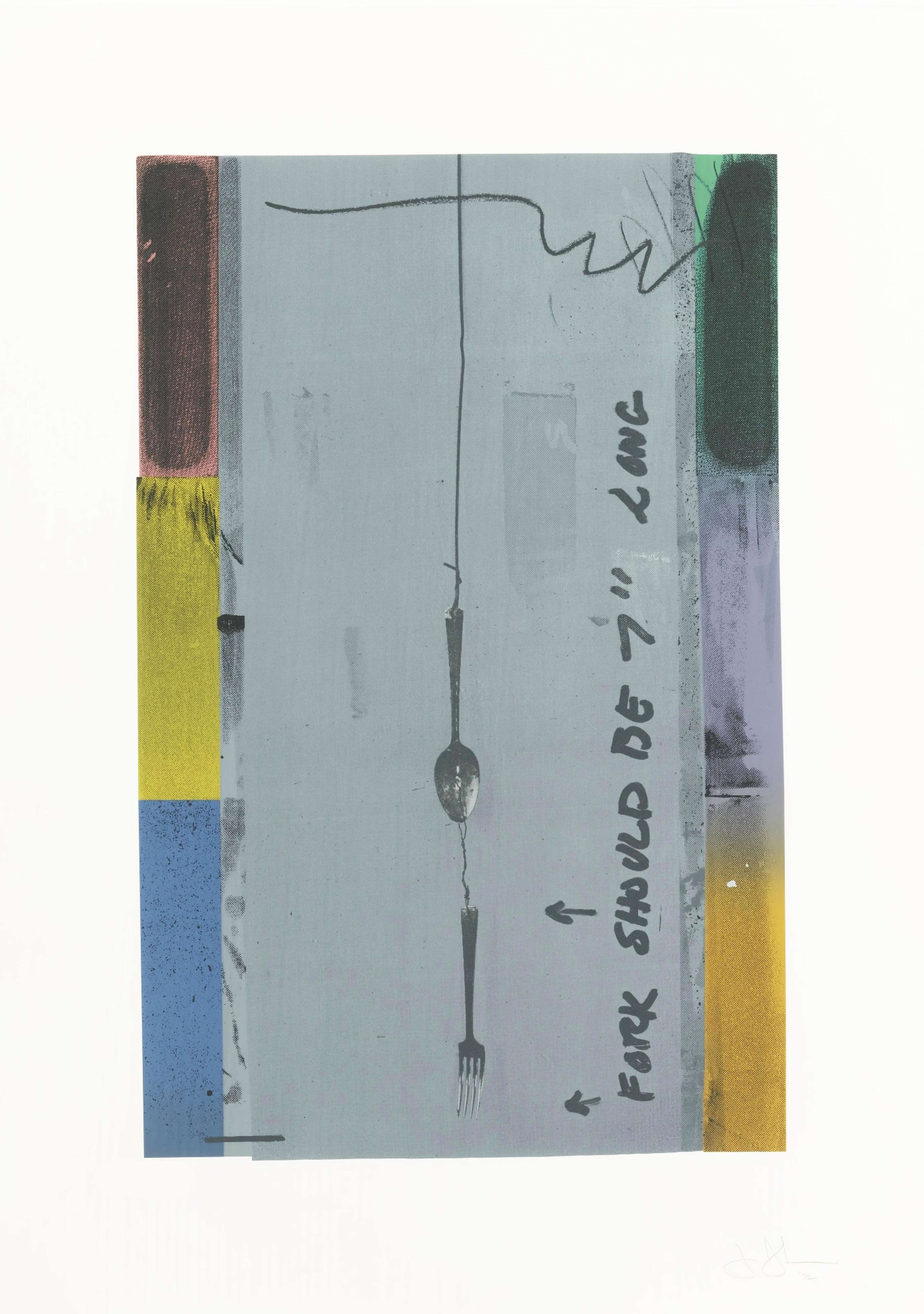 Screen Piece - Signed Print by Jasper Johns 1972 - MyArtBroker