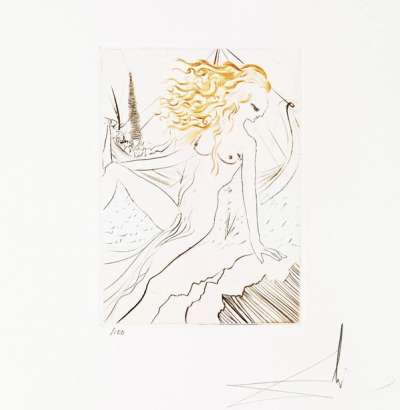 Salvador Dali: Le Décamerone (portfolio) - Signed Print