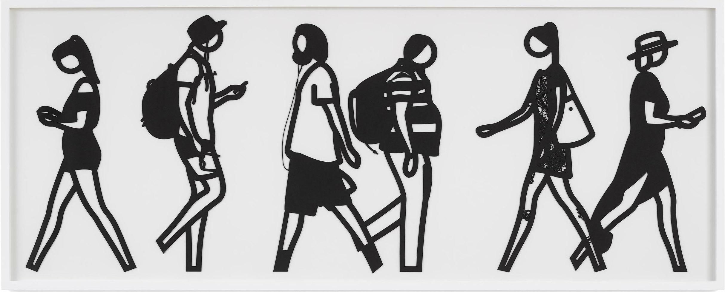 ジュリアンオピー◇ WALKING IN MELBOURNE 1 National Gallery of Victoria in Melbourne opens 'Julian Opie