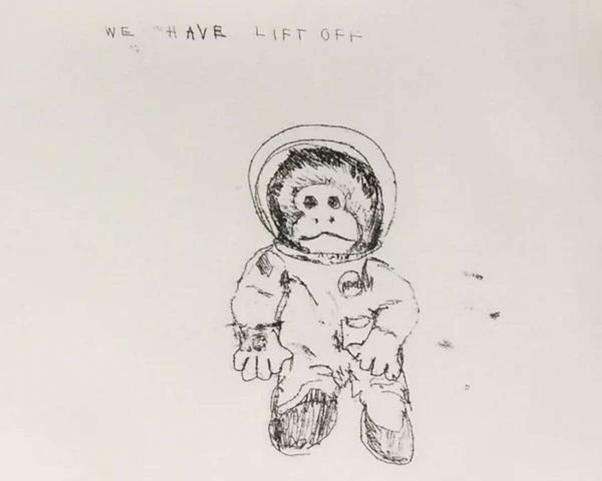 Space Monkey - Signed Print by Tracey Emin 2009 - MyArtBroker