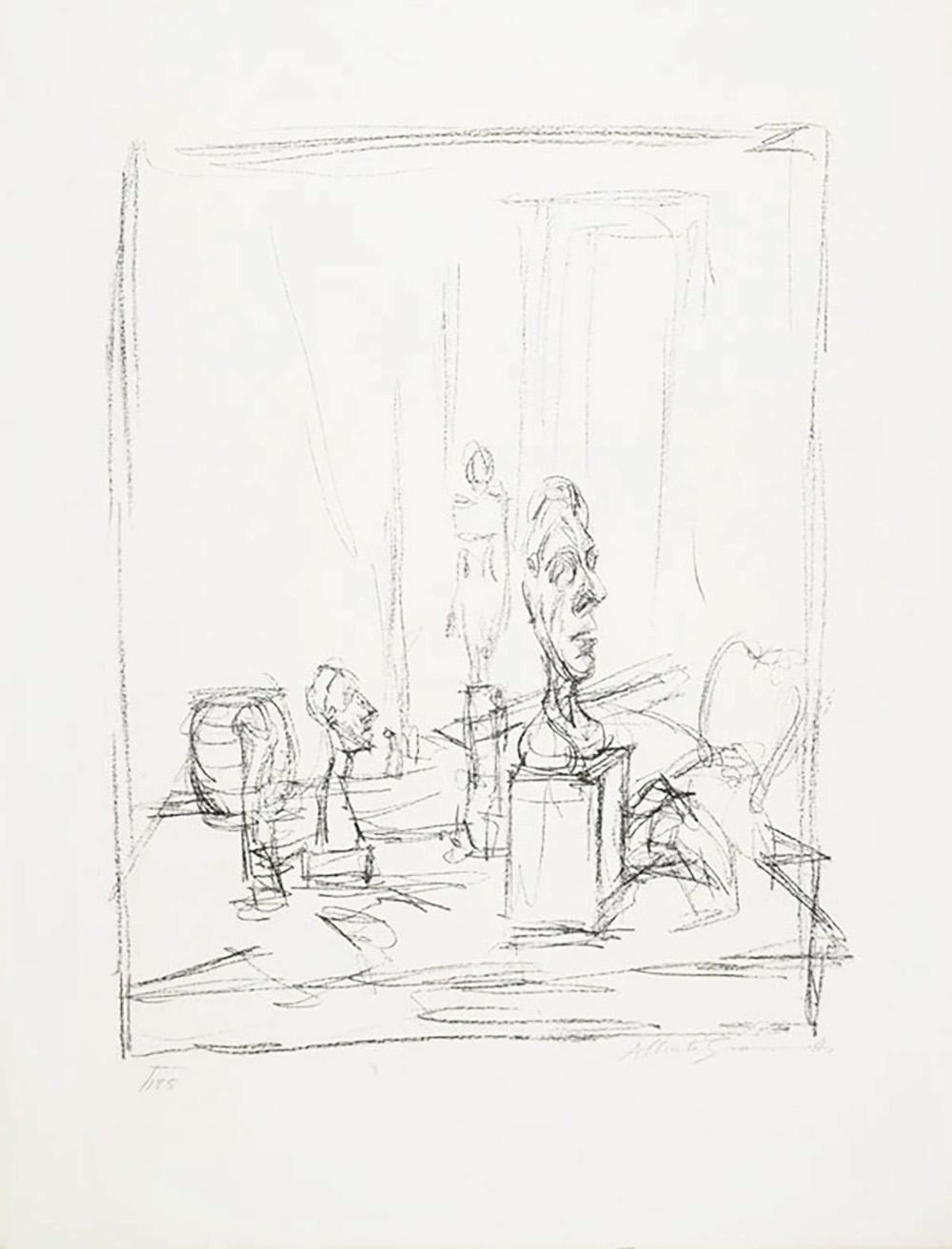 L'Atelier - Signed Print by Alberto Giacometti 1955 - MyArtBroker