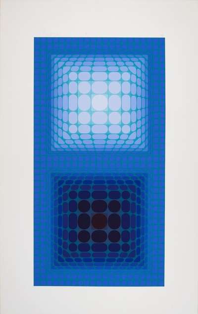 Meta IV - Signed Print by Victor Vasarely 1976 - MyArtBroker