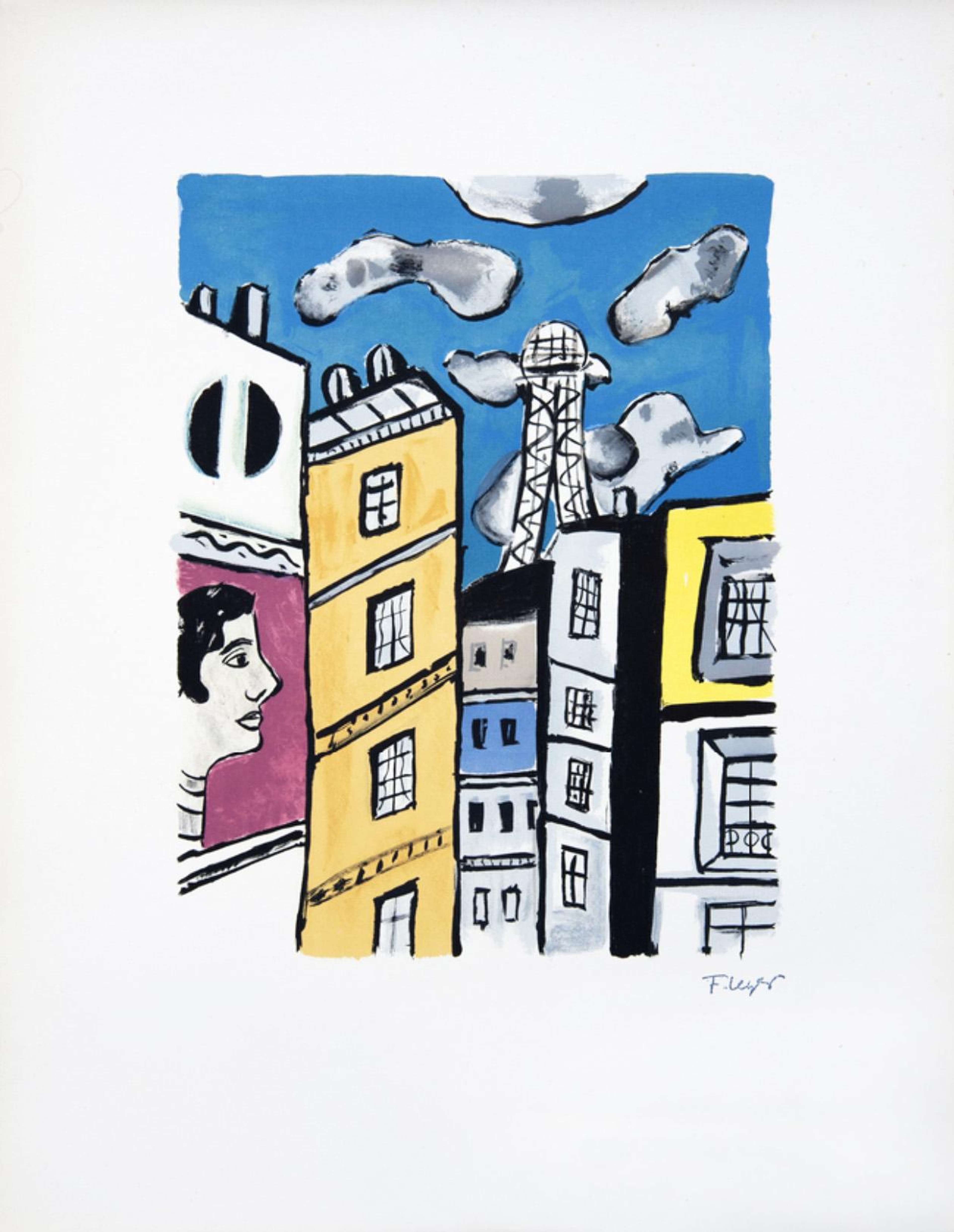 La Tour Eiffel - Signed Print by Fernand Leger 1959 - MyArtBroker