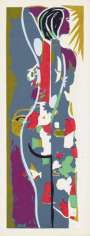 Josef Zenk: Girl With A Basket - Signed Print