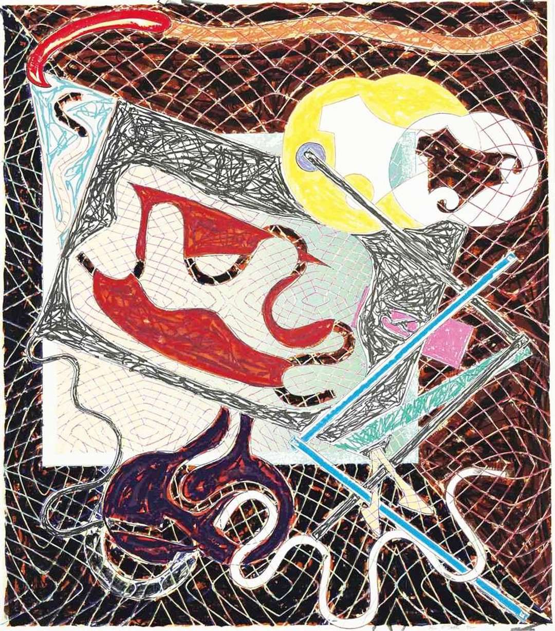 Frank Stella Shards III (Signed Print) 1982