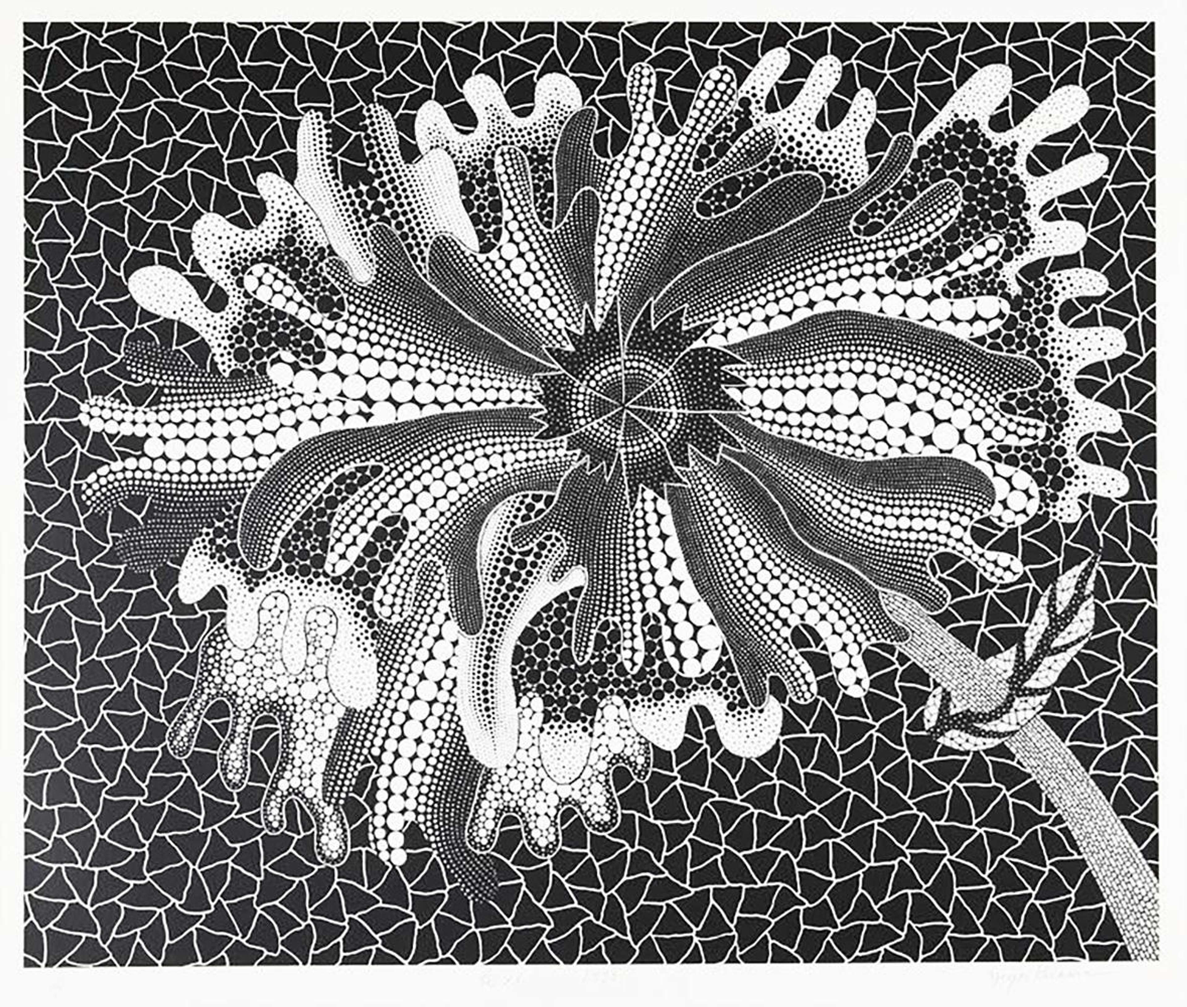 Flower XL - Signed Print by Yayoi Kusama 1993 - MyArtBroker