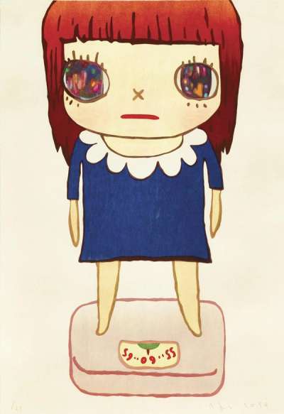 Yoshitomo Nara: Balance Girl - Signed Print