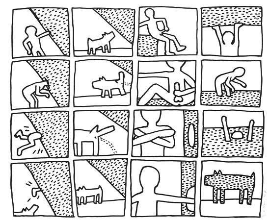 Keith Haring The Blueprint Drawings 11 (Signed Print) 1990