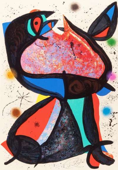 Nestor - Signed Print by Joan Miro 1975 - MyArtBroker