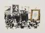 Banksy: Morons (LA Edition, white) - Unsigned Print