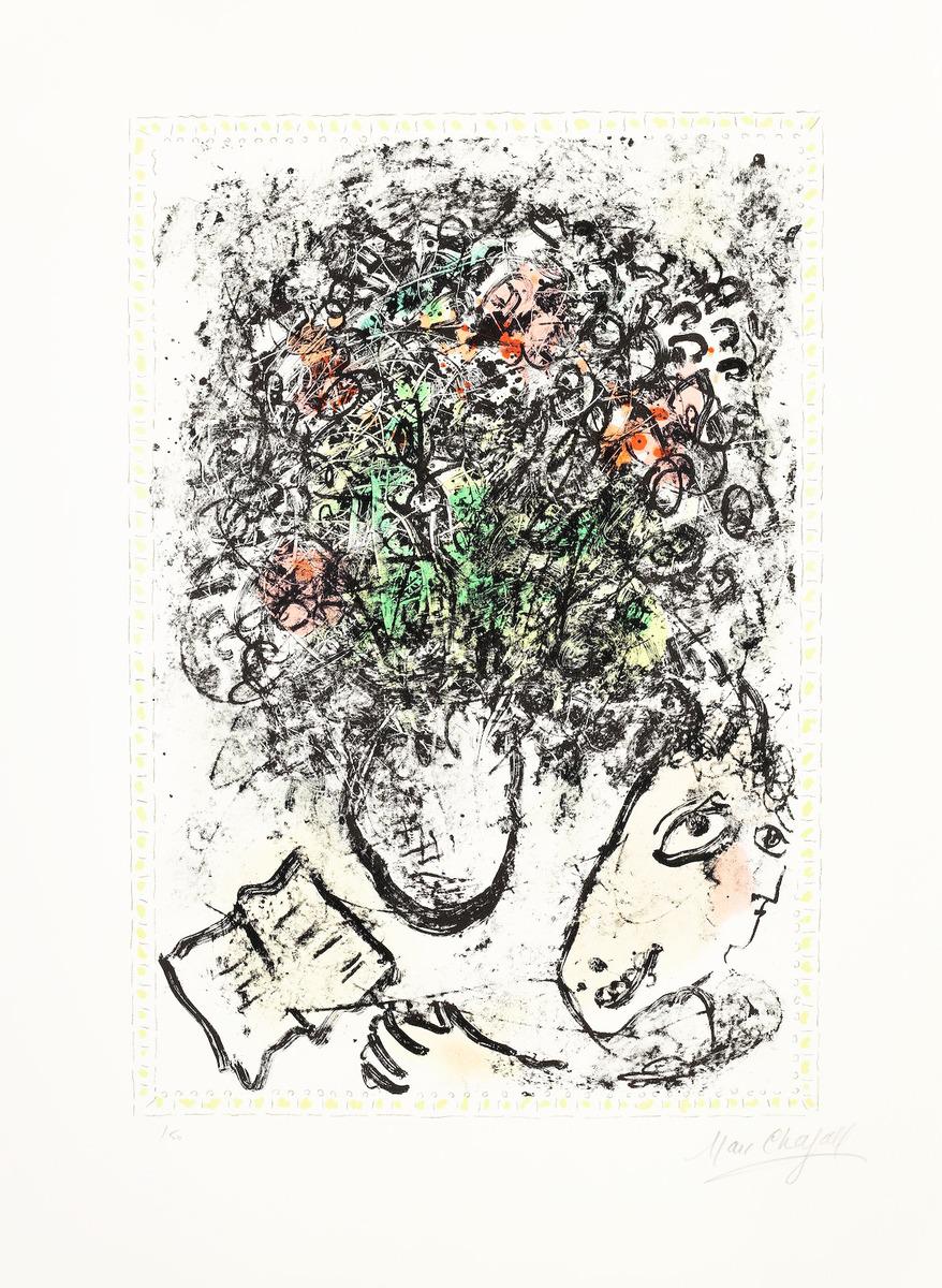 Marc Chagall La Lune Noire (Signed Print) 1965 | MyArtBroker