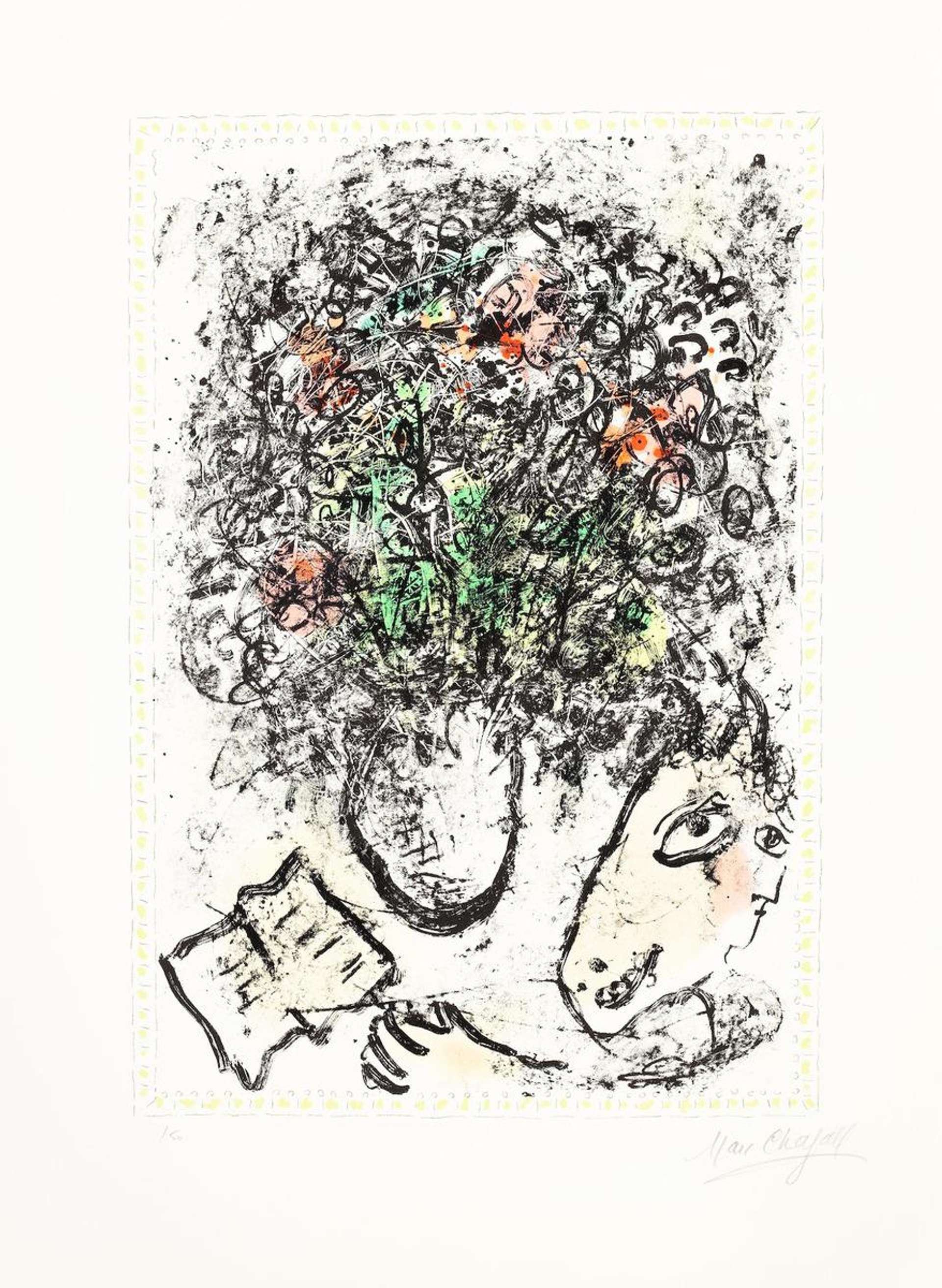 Fleurs Art - Signed Print by Marc Chagall 1983 - MyArtBroker