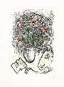Marc Chagall: Fleurs Art - Signed Print