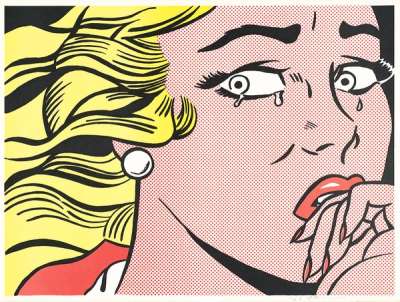 Crying Girl - Signed Print by Roy Lichtenstein 1963 - MyArtBroker