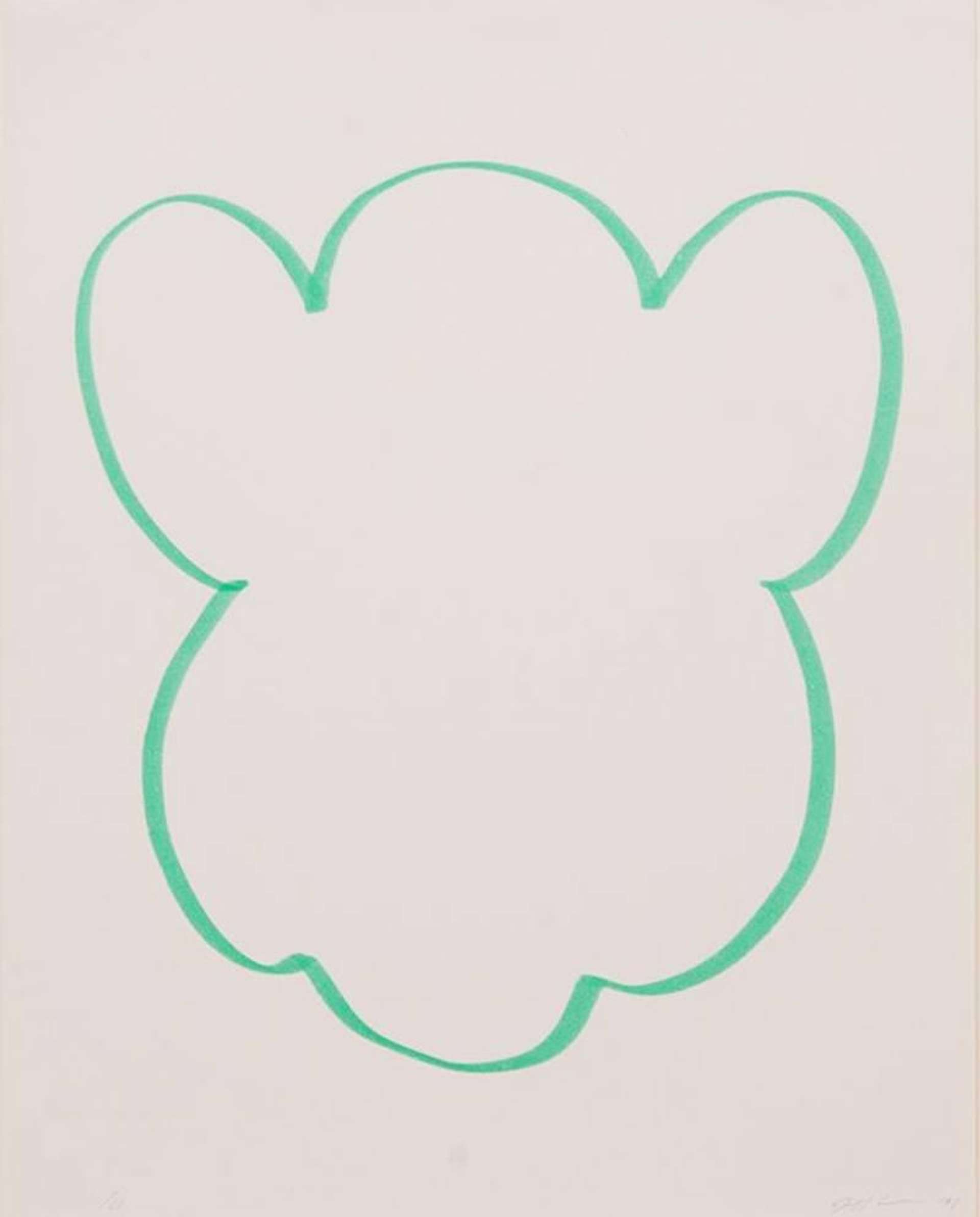 Jeff Koons: Fun (green) - Signed Print