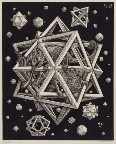 Stars - Signed Print by M. C. Escher 1948 - MyArtBroker