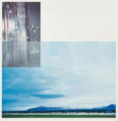 Double Motorcyclists And Landscape (Icelandic) - Signed Print by John Baldessari 2003 - MyArtBroker