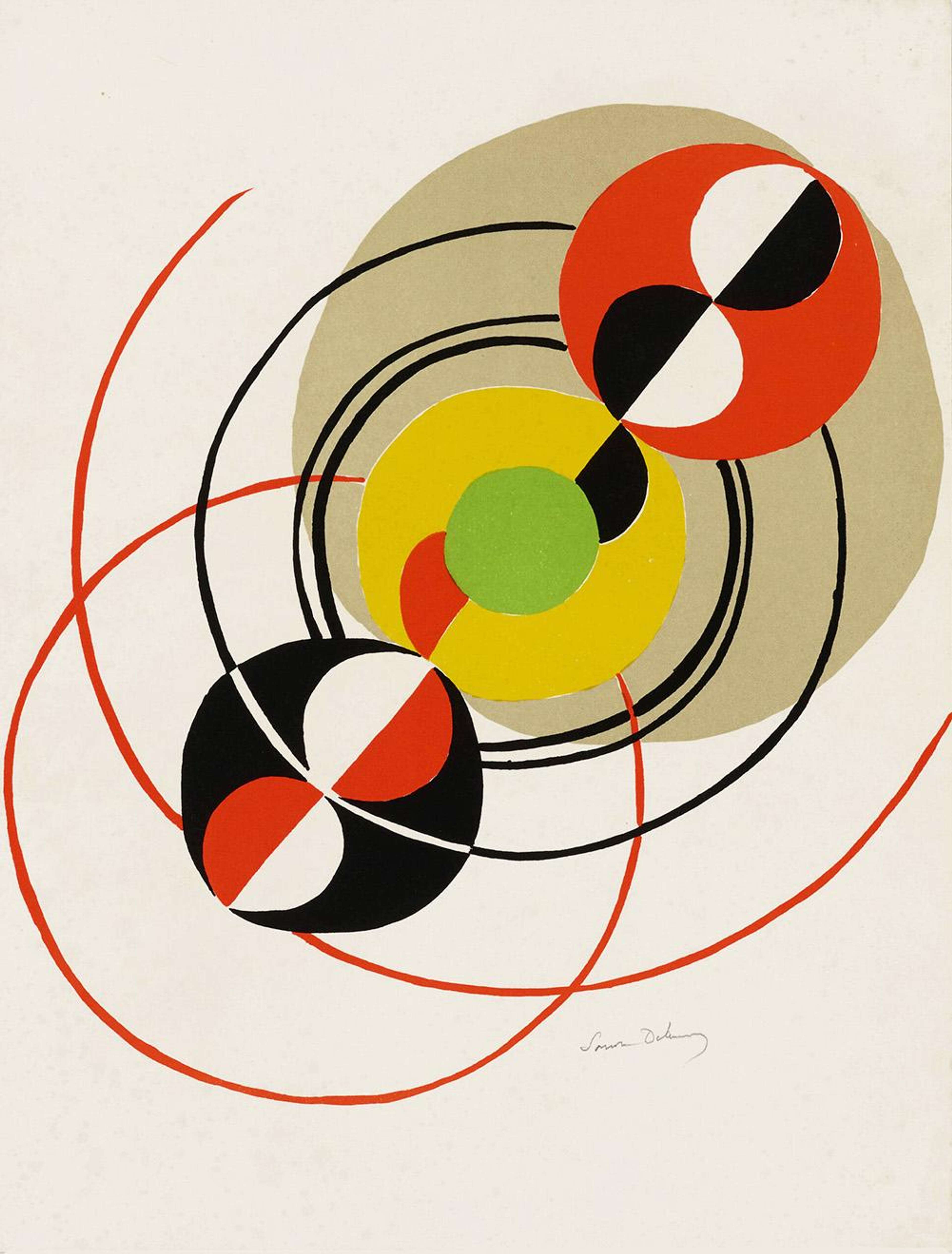 Spoutnik - Signed Print by Sonia Delaunay 1976 - MyArtBroker