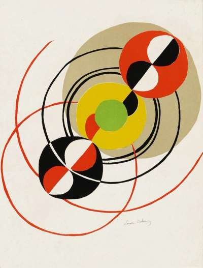 Spoutnik - Signed Print by Sonia Delaunay 1976 - MyArtBroker