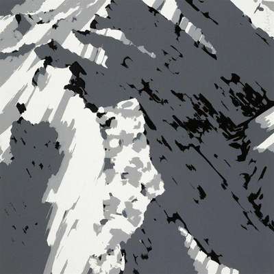 Gerhard Richter: Schweizer Alpen I - B3 - Signed Print