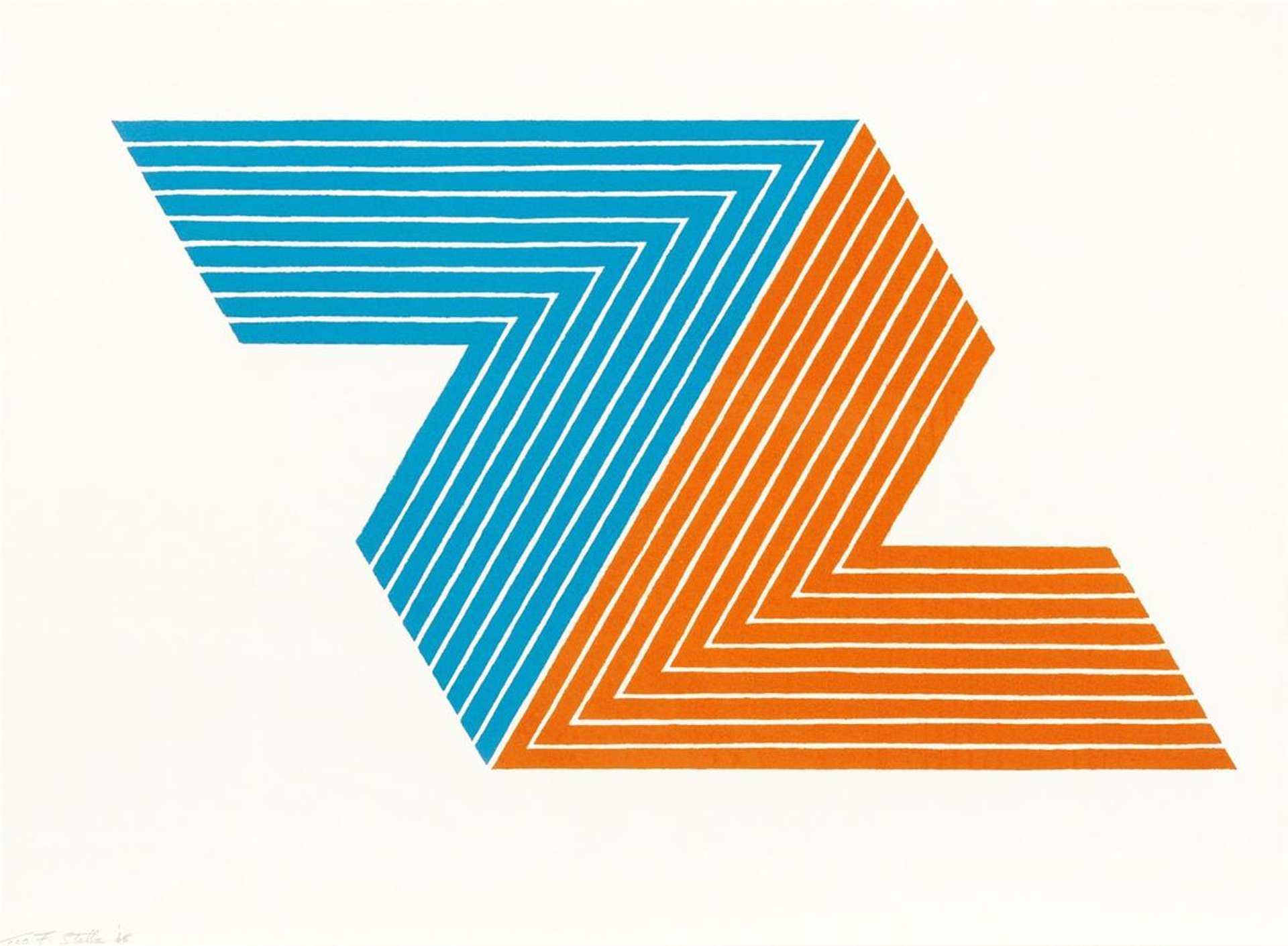 Itata - Signed Print by Frank Stella 1968 - MyArtBroker