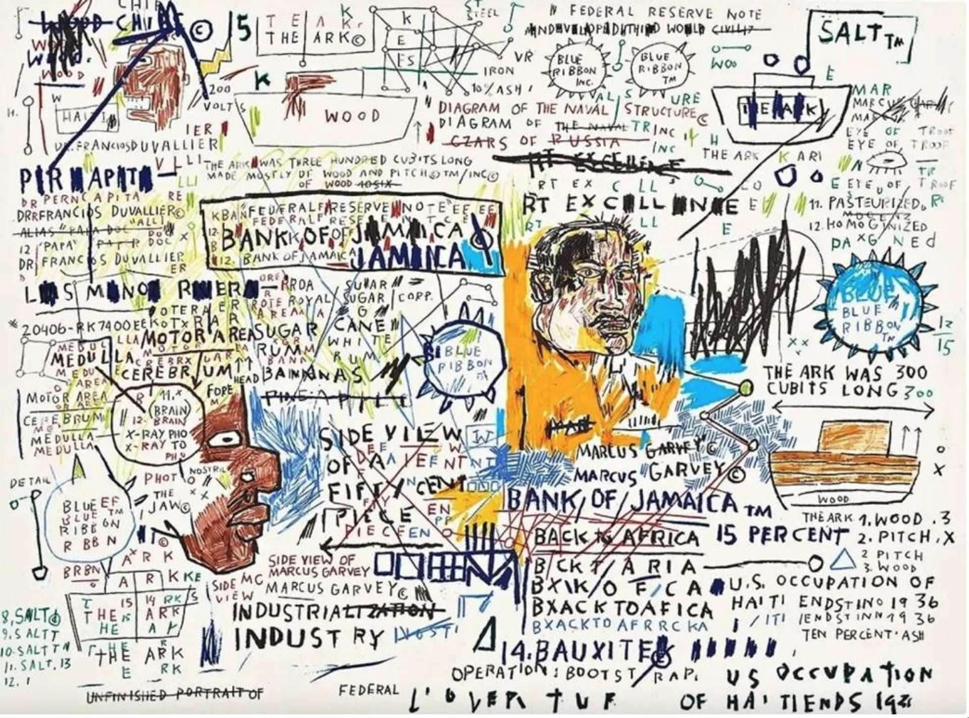 50 Cent Piece - Unsigned Print by Jean-Michel Basquiat 2019 - MyArtBroker