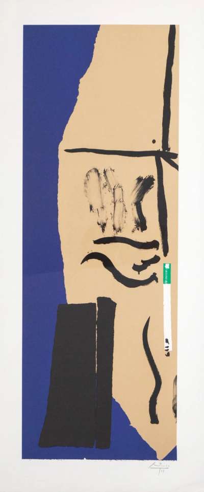 America - La France Variations VIII - Signed Print by Robert Motherwell 1984 - MyArtBroker