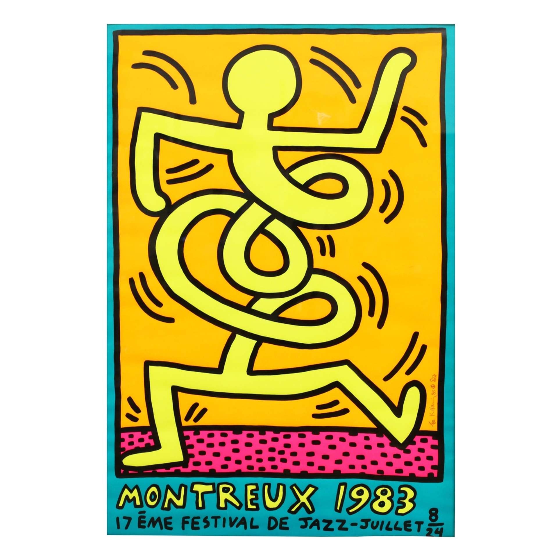 Montreux Festival De Jazz by Keith Haring