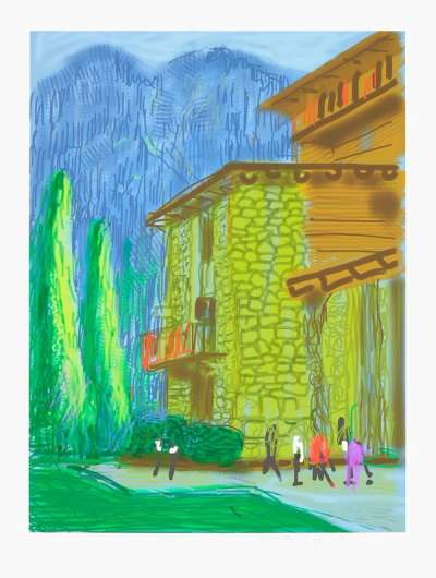 The Yosemite Suite 1 - Signed Print by David Hockney 2010 - MyArtBroker