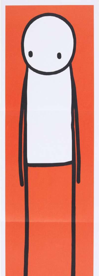 The Big Issue (orange) - Signed Print by Stik 2013 - MyArtBroker