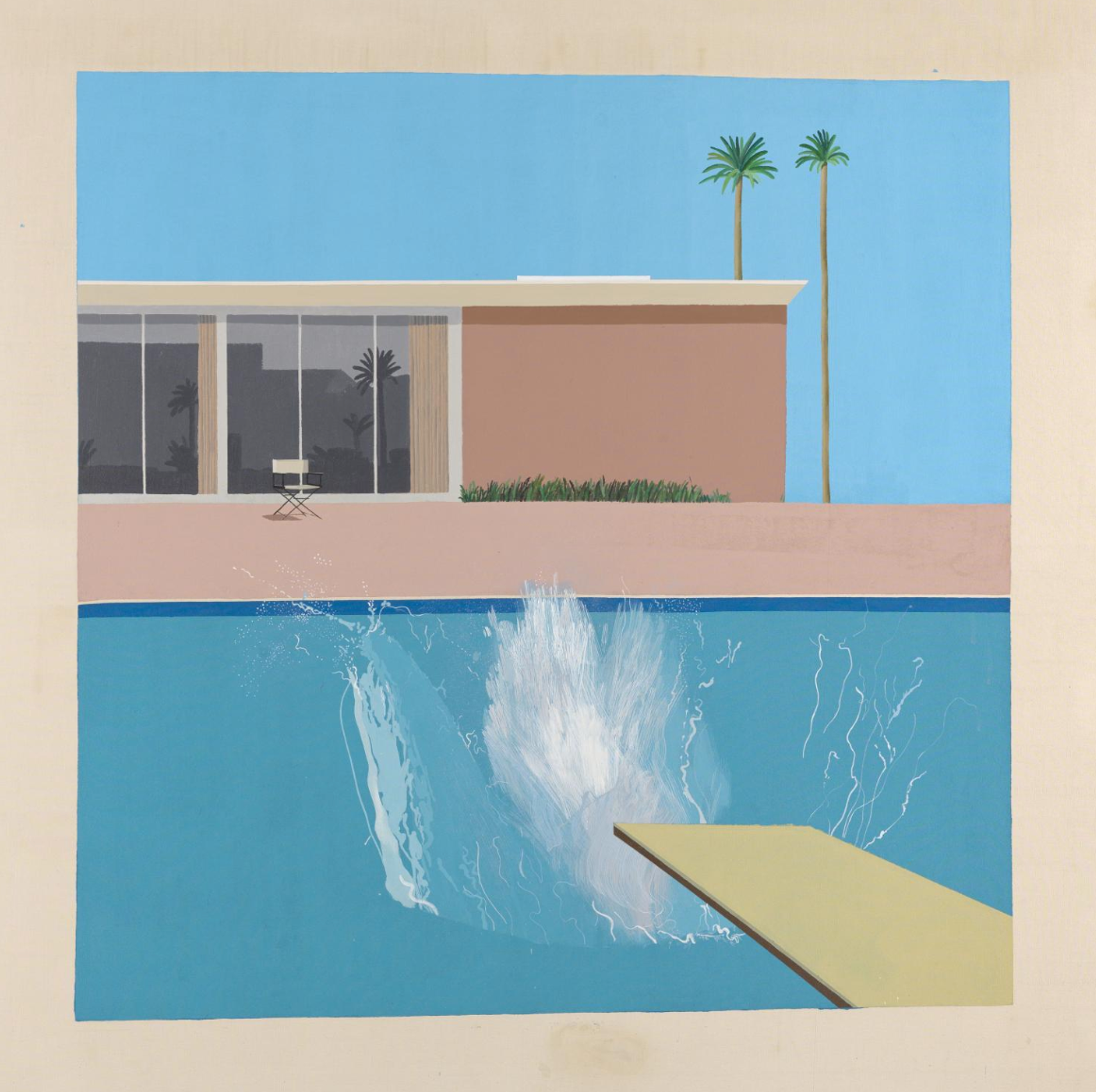 A Bigger Splash de David Hockney