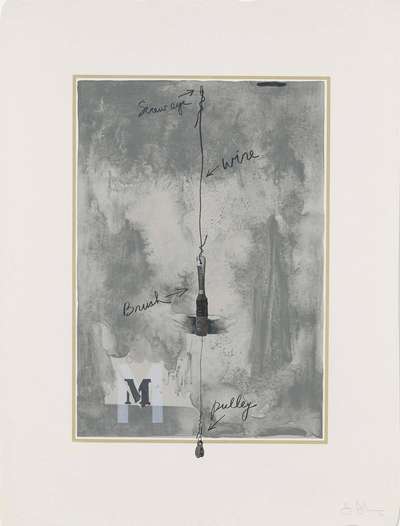 M (ULAE 113) - Signed Print by Jasper Johns 1972 - MyArtBroker