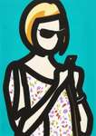 Tourist With Blouse - Signed Print