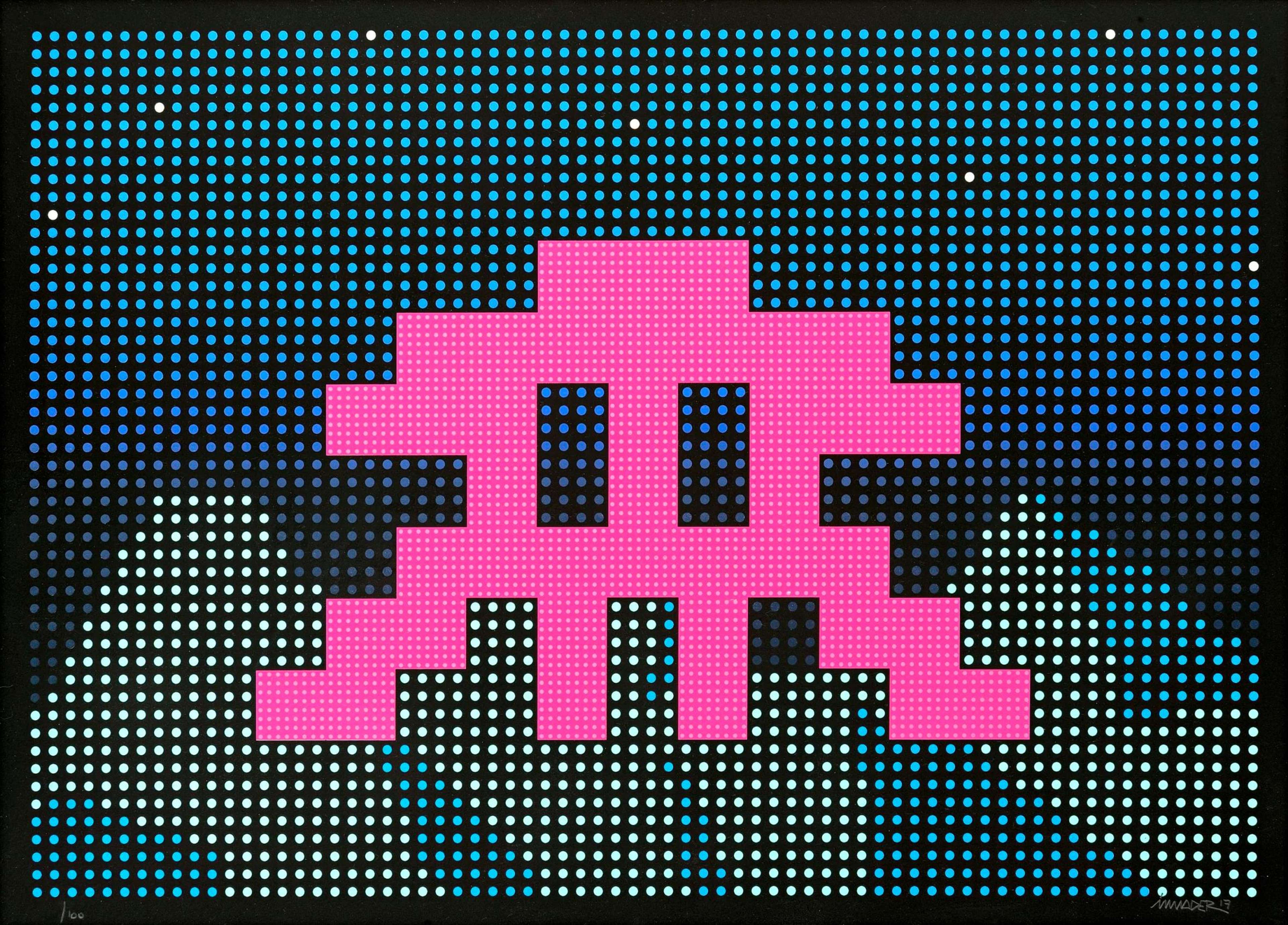 LED - Signed Print by Invader 2017 - MyArtBroker