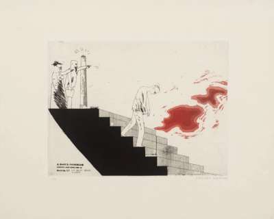 The Wallet Begins To Empty - Signed Print by David Hockney 1963 - MyArtBroker