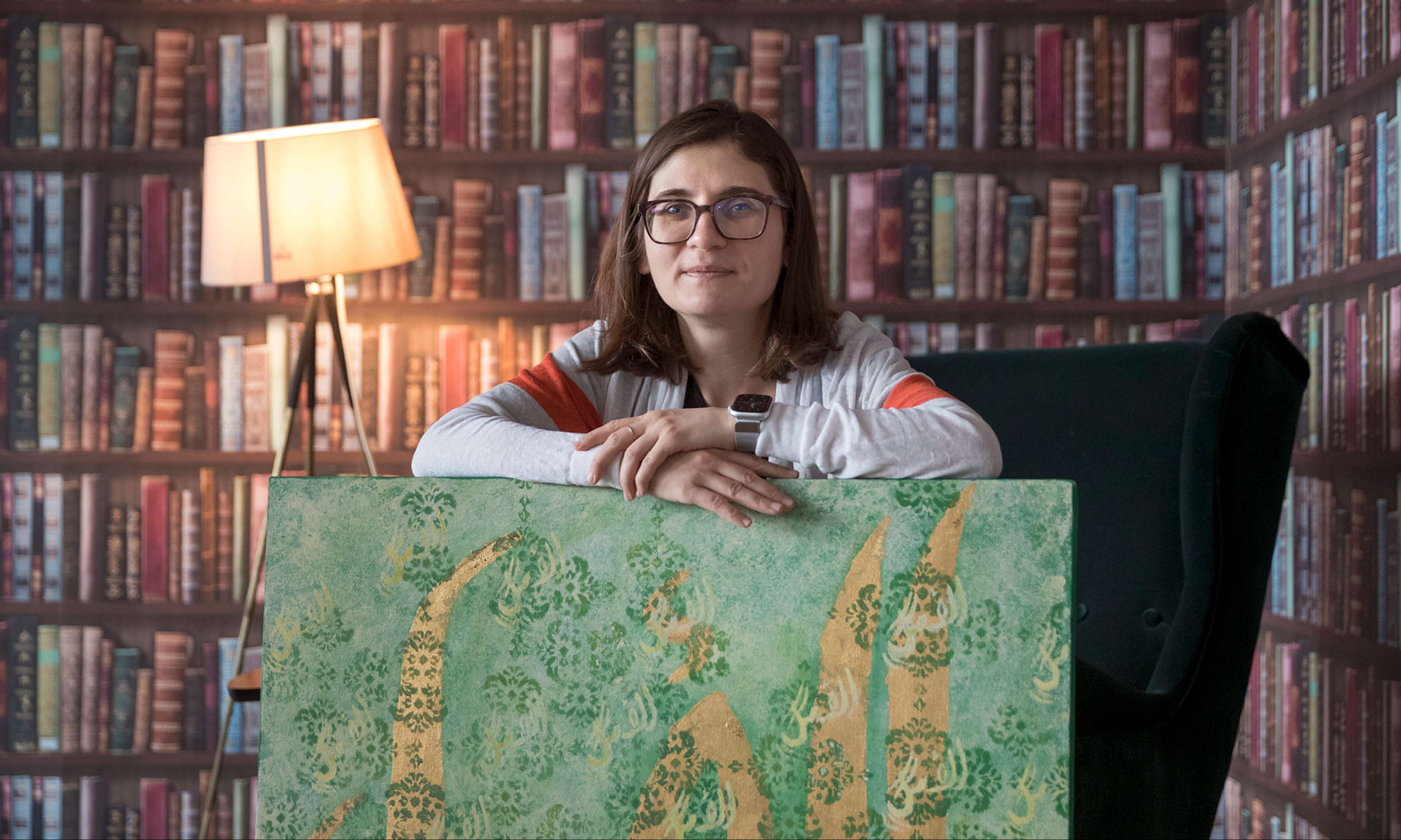 Une photographie de Carina Popovici, PDG d'Art Recognition