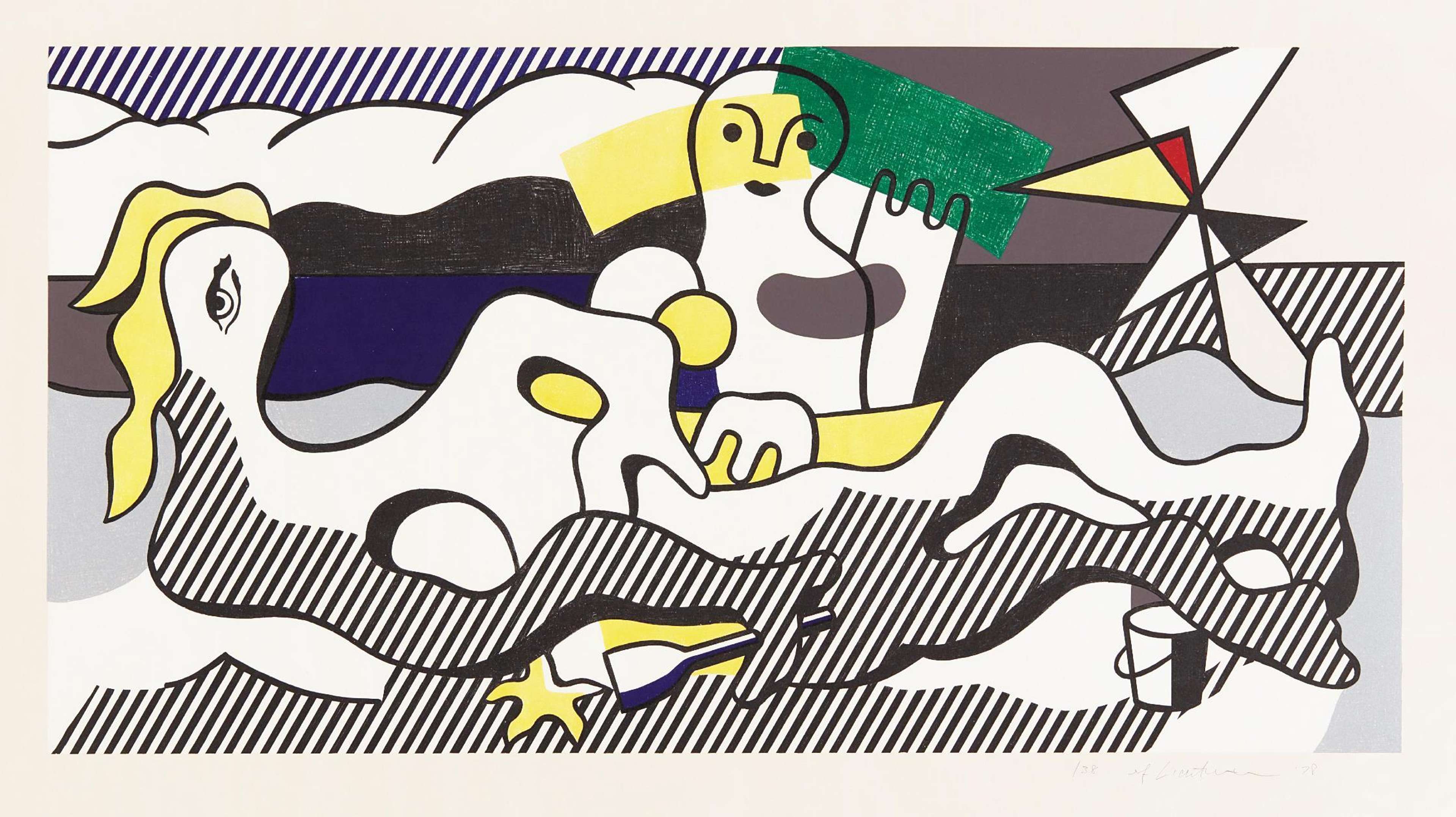 At The Beach de Roy Lichtenstein - MyArtBroker