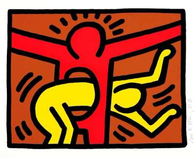 Pop Shop IV, Plate II - Signed Print by Keith Haring 1989 - MyArtBroker