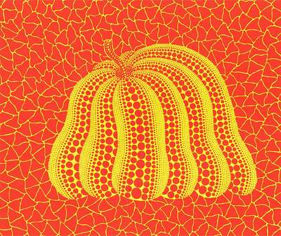 Pumpkin (YOR-A) , Kusama 326 - Signed Print by Yayoi Kusama 2004 - MyArtBroker