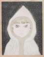 Tsuguharu Foujita: Petite Fille Au Capuchon Sous La Neige - Signed Print