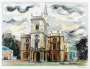 John Piper: Flintham Hall - Signed Print