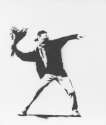 Love Is In The Air (Flower Thrower) - Mixed Media