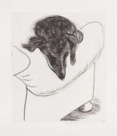 Dog Etching No. 10 - Signed Print by David Hockney 1998 - MyArtBroker
