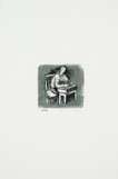 Girl Seated At Desk V - Signed Print