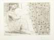 Minotaure Endormi Contemple Par Une Femme (La Suite Vollard) - Signed Print