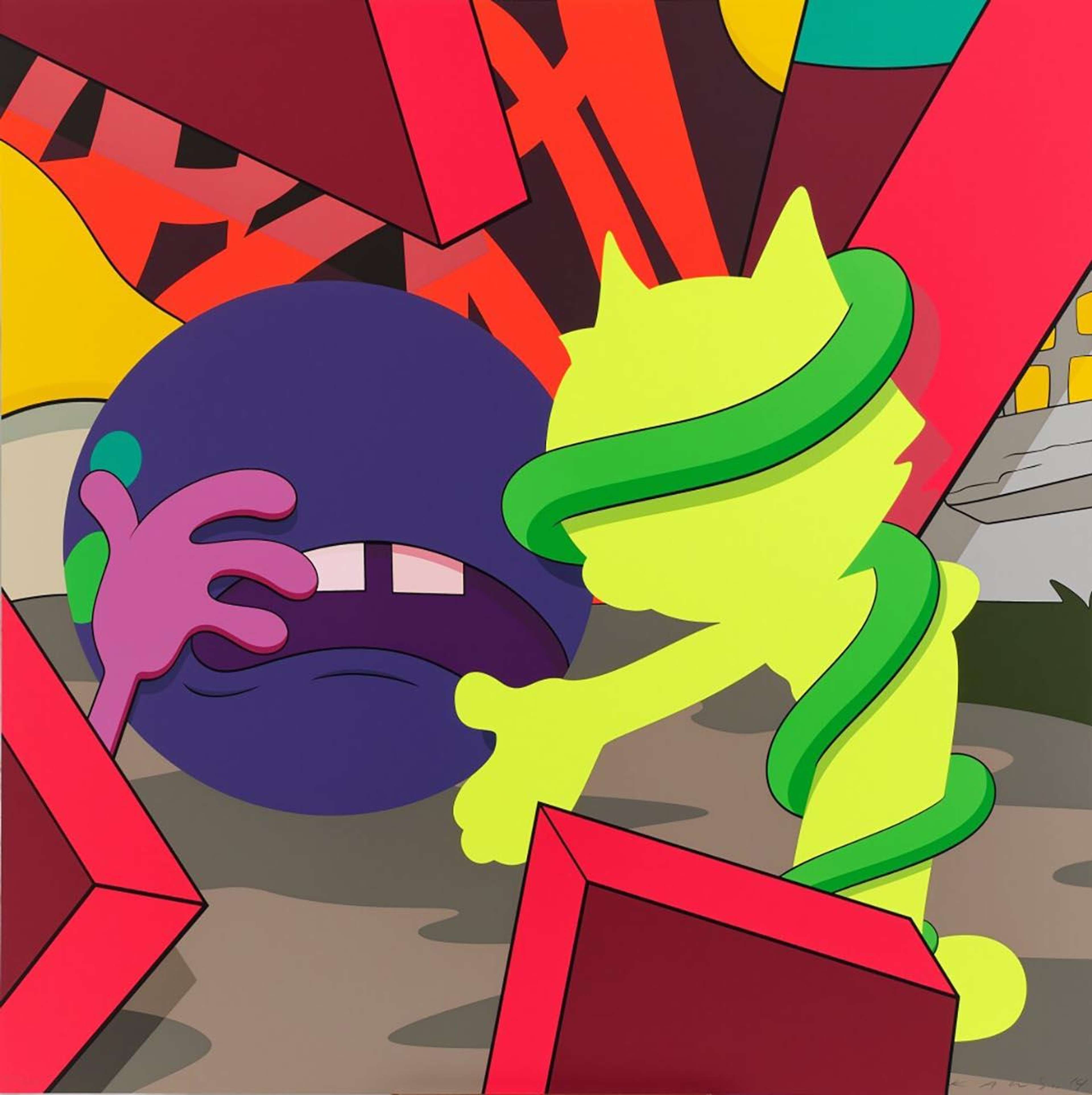 Présentation de l'œuvre « Presenting The Past » de KAWS