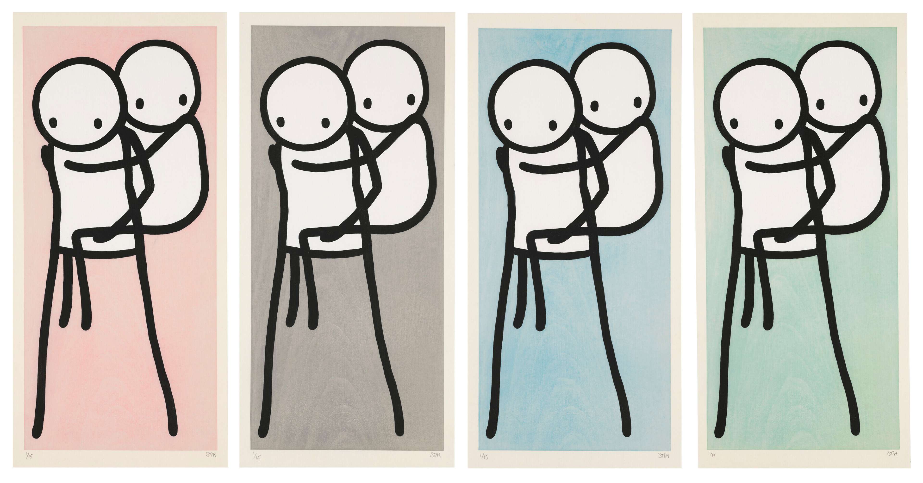 Onbu (série de quatre) par STIK - MyArtBroker