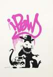Gangsta Rat (AP pink) - Signed Print
